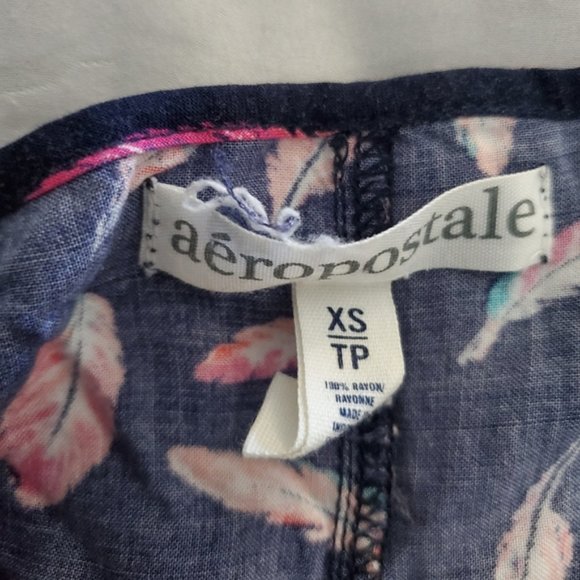 Vintage Aéropostale Pleated Drop Waist Button Dress - Picture 10 of 16